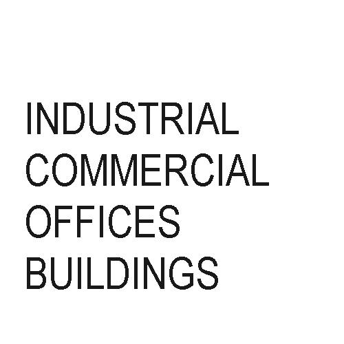 Buildings for industrial, commercial & offices
